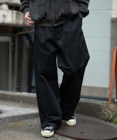 WEGO 別注RED　KAPタックワイドチノパンツ