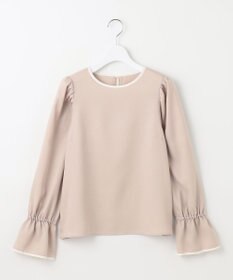 Feroux 【洗える】バイカラー ブラウス