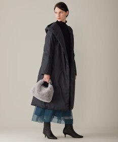 自由区 ADSシャンブレータフタ ダウンコート