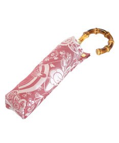 槇田商店 Kirie 更紗 ルージュ 折りたたみ傘