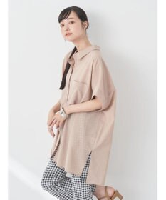 earth music&ecology 配色ステッチＢＩＧシャツ