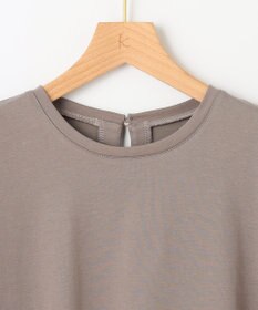 組曲 【汗ジミ防止・撥水】GIZAプレーティング天竺 袖フレア Tシャツ