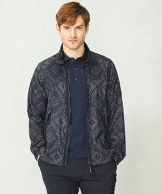 JOSEPH ABBOUD MOUNTAIN 【UNISEX】ポケッタブル ネイティブモチーフリップブルゾン