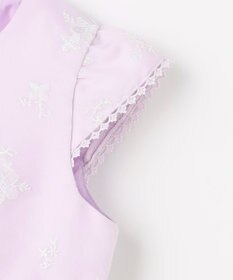 ANY KIDS 総刺繍 花柄ワンピース