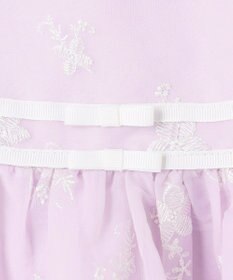 ANY KIDS 総刺繍 花柄ワンピース