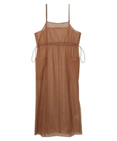 Green Parks ・ＥＬＥＮＣＡＲＥ　ＤＵＥ　チュールドロストキャミワンピ