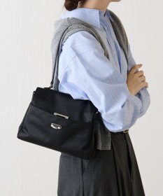 russet クラウズナイロンフラップミニトートバッグ(CE-1689)