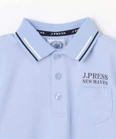 J.PRESS KIDS 【100-130cm】ダブルライン カラー 半袖ポロシャツ