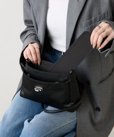 russet クラウズナイロンフラップミニトートバッグ(CE-1689)