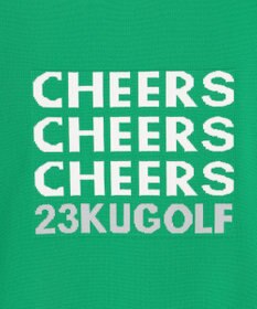 23区GOLF 軽量さが自慢！【WOMEN】ＣＨＥＥＲＳ ロゴニット