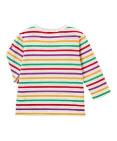 MIKI HOUSE HOT BISCUITS オーバーオール＆ボーダー長袖Tシャツギフトセット【BOX付き】