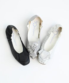 nouvelleRobe Oū 新色追加【本革・高反発】Butterfly knot ポインテッドトゥ パンプス