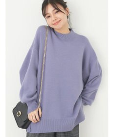 earth music&ecology やわらかタッチハイネックチュニック