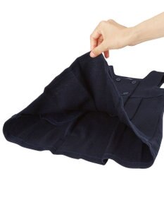 MIKI HOUSE HOT BISCUITS 【90-130cm】ポンチジャージ素材のジャンパースカート