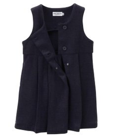 MIKI HOUSE HOT BISCUITS 【90-130cm】ポンチジャージ素材のジャンパースカート