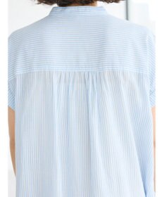 CRAFT STANDARD BOUTIQUE インド綿バンドカラーワンピース