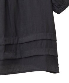 CRAFT STANDARD BOUTIQUE バックレースアップバルーンスリーブブラウス