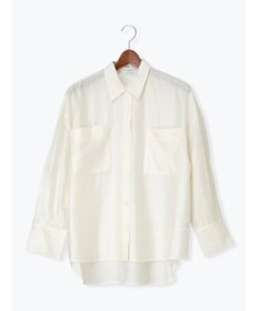 Te chichi シアーストライプシャツ