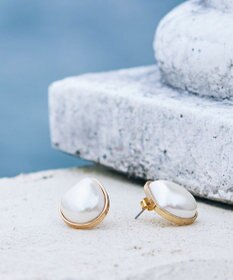 Tiaclasse 縁ありパールピアス