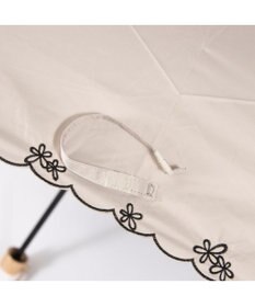 UNBILLION カシュネ cachenez / 【晴雨兼用】【日傘】 【UV カット率99.999.9％以上】PUプチフラワー刺繍ミニ折りたたみ傘