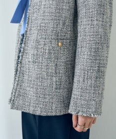 YECCA VECCA 金釦ツイードジャケット