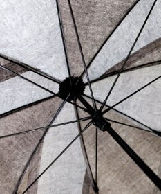 +RING 【限定/日本製】【大判】メンズ向け 長傘65cm  BLK denim-like pattern SR217