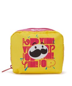 LeSportsac SQUARE COSMETIC/プリングルズイエロースクエアコスメティック