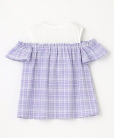 ANY KIDS オフショルダー フリル ブラウス