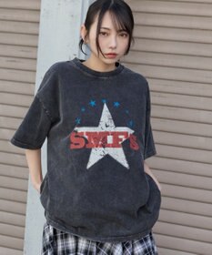 WEGO ヴィンテージウォッシュグラフィックBIGT