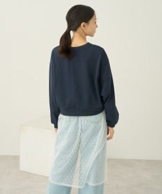 earth music&ecology ＳＥＴ２点レースロゴプルオーバー＋チュールワンピ