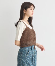 earth music&ecology フリンジニットビスチェ