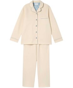 une nana cool 【綿混】ハイゲージダブルエアー 長袖開襟パジャマ MADE WITH LIBERTY FABRIC