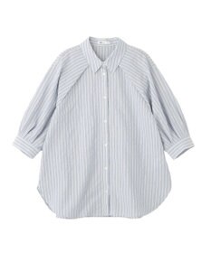 CRAFT STANDARD BOUTIQUE ストライプラグランタックシャツ
