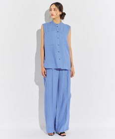 BEIGE， BASILE / バンドカラーシャツ