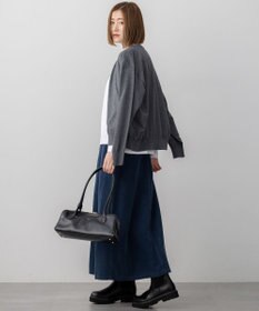 23区 【洗える】オータムシャイニー ニット ブルゾン