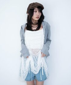 WEGO ドロストデザインキャミワンピース