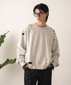 WEGO ショートダメージプルオーバー