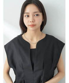 earth music&ecology ＳＥＴ２点ヘリンボーンベスト＋キャミドレ