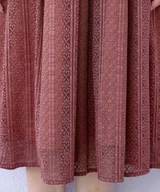 Tiaclasse 【新色追加・洗える】大人上品な総レースワンピース