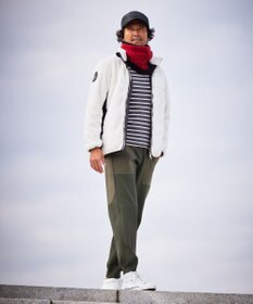 23区GOLF 【MEN】【ウォッシャブル】ボアコンビブルゾン