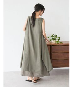 CRAFT STANDARD BOUTIQUE インド綿混フレアワンピース