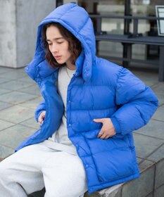 WEGO カラーナイロンパテッドブルゾン