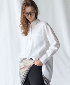 23区 【先行予約】CANCLINI シャーティング ルーズフィットシャツ