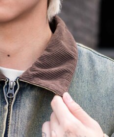 WEGO 【ユニセックス着用ITEM/MLサイズ展開】ワーカーズキルティングZIPジャケット