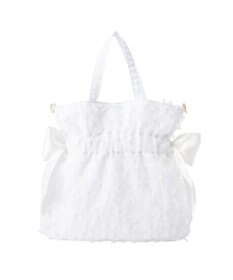 Maison de FLEUR レースダブルリボン２Ｗａｙトートバッグ