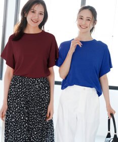 ANY SIS 【and GIRL掲載/アイスタッチ】フレンチスリーブ ニット