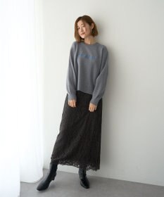 YECCA VECCA 刺繍ロゴニット