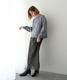 YECCA VECCA 刺繍ロゴニット