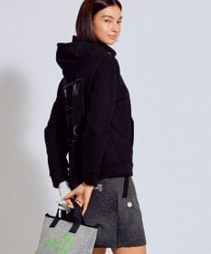 PW CIRCULUS 2025 NEW！【手洗い洗濯可】【WOMEN】スエードライク デタッチャブルフーディ ゴルフウェア レディース