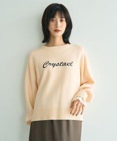 YECCA VECCA 刺繍ロゴニット